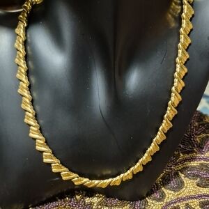 Napier Gold Leaf Necklace